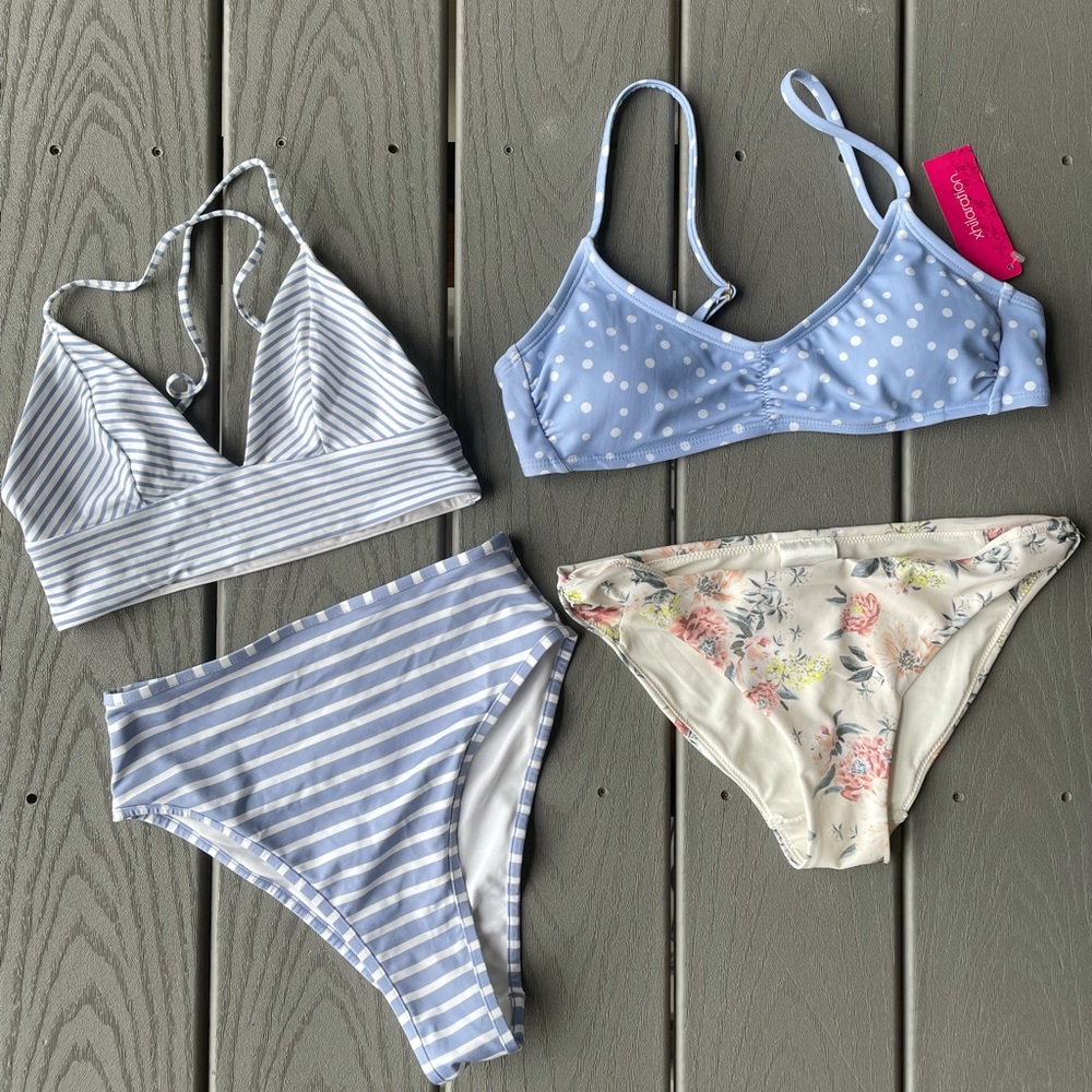 Striped Bikini Sets